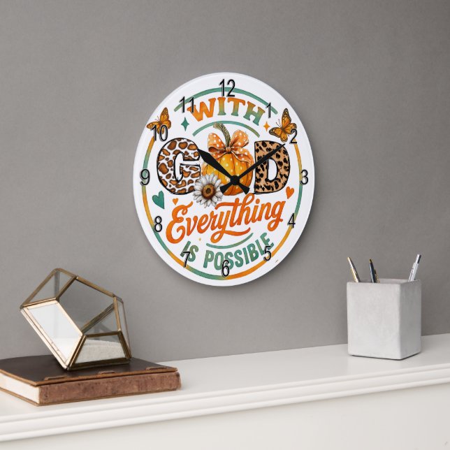 Med Gud är allt möjligt Stor Klocka (Kontor)