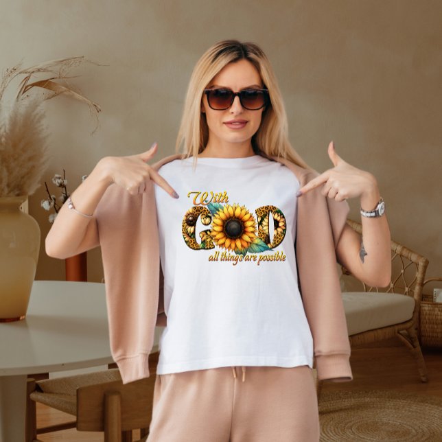 Med Gud är allt möjligt  T Shirt (Skapare uppladdad)