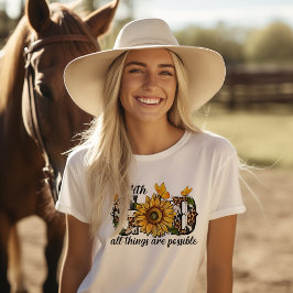 Med Gud är allt möjligt T Shirt