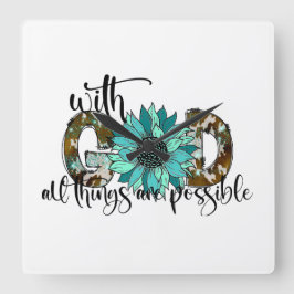 Med Gud Fyrkantig Klocka