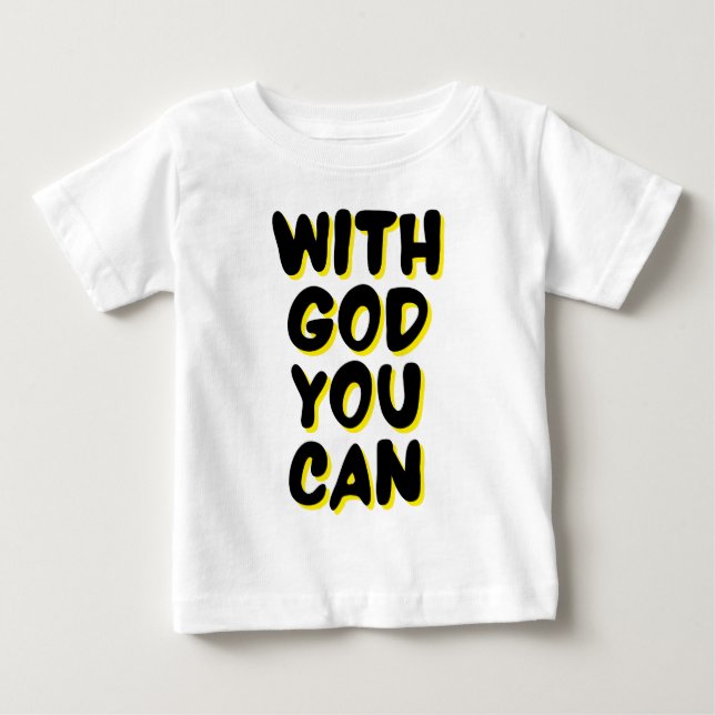 Med Gud kan du lita på T Shirt (Framsida)