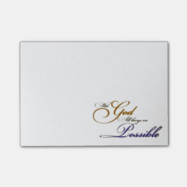Med Gud Post-it Block