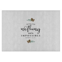 Med Gud ska ingenting vara omöjligt