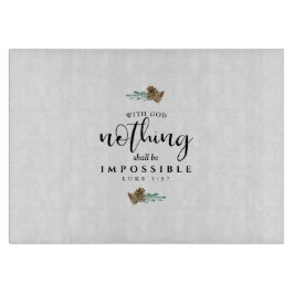 Med Gud ska ingenting vara omöjligt