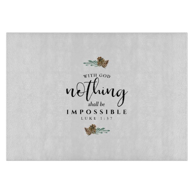 Med Gud ska ingenting vara omöjligt (Framsidan)