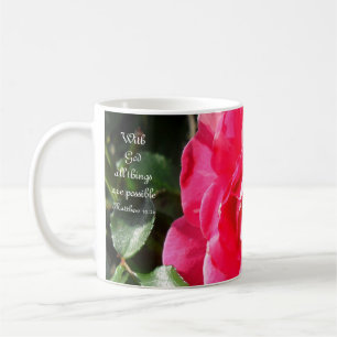 Med guden är alla saker den möjlighet… muggen kaffemugg