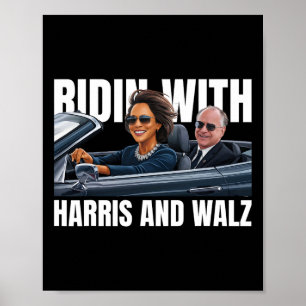 Med Harris och WAlzheimer President Kamala Harris Poster