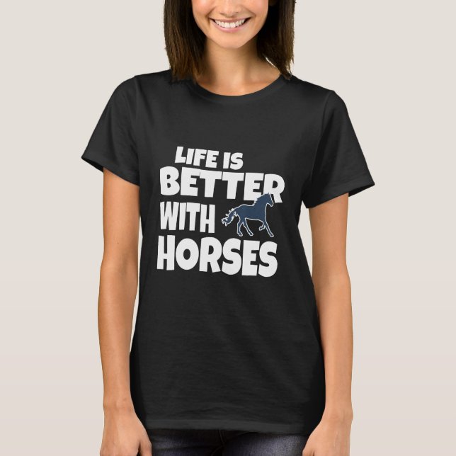 Med häst t shirt (Framsida)