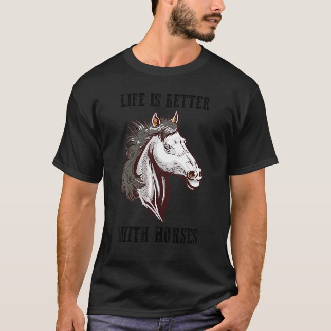 med hästar 1 t shirt (Framsida)
