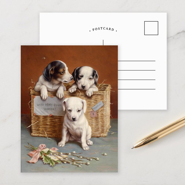 Med Heaty Guud Önskemål | Carl Reichert Vykort (Skapare uppladdad)