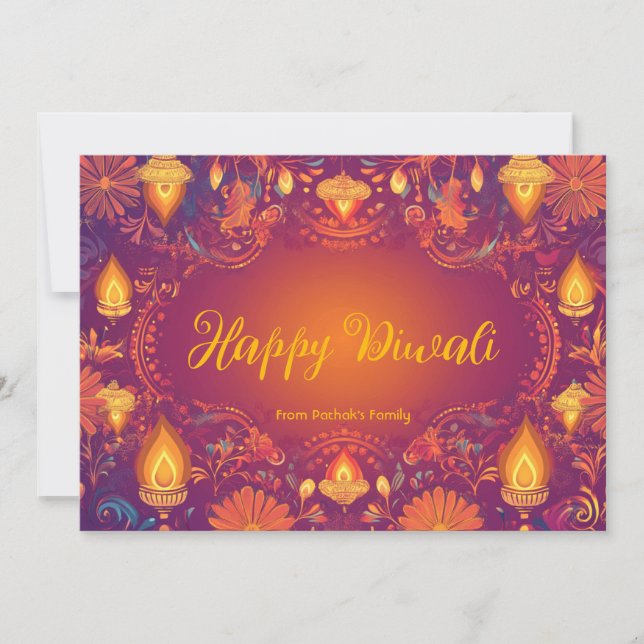 Med Helig-glödeskort för foto- och anpassningsbar Inbjudningar (Framsida)