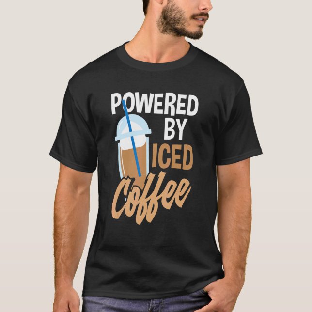 Med hjälp av kaffe av kaffe t shirt (Framsida)