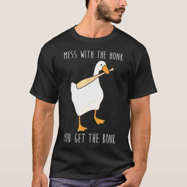  med honk får du Bonk T-Shirt4029 T Shirt (Framsida)
