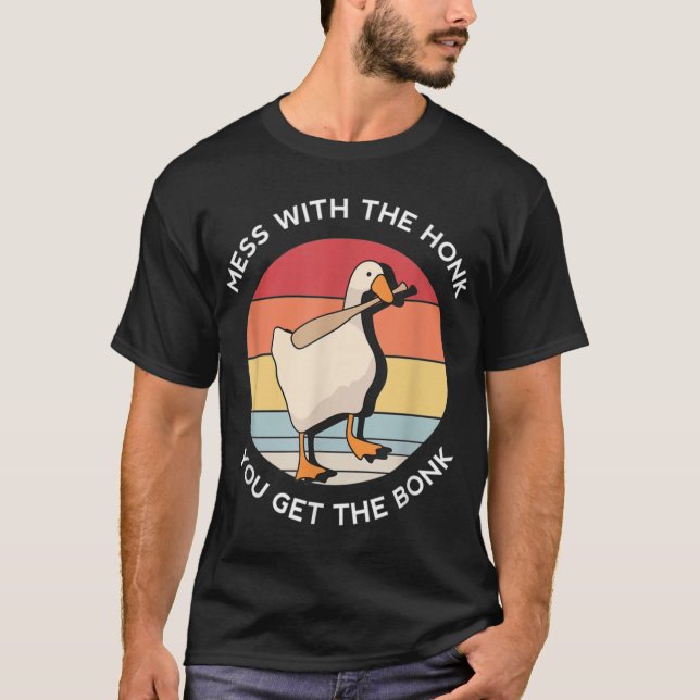  med honungen får du soporna. t shirt (Framsida)