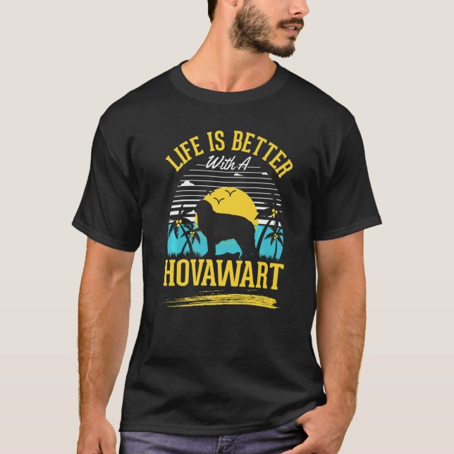 Med Hovawart T Shirt (Framsida)