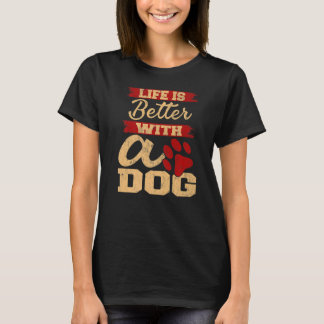 Med Hund Hund T Shirt