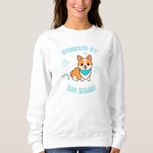 Med Hund Kisses T Shirt (Framsida)