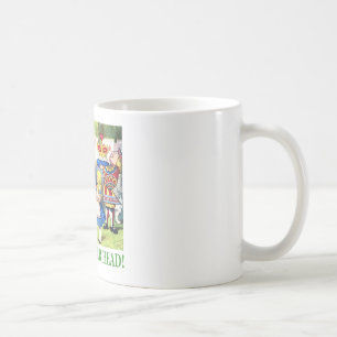 Med huvudet! kaffemugg