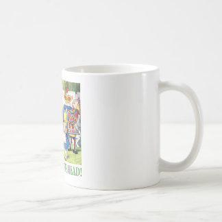 Med huvudet! kaffemugg