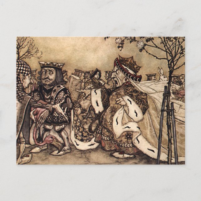 Med huvudet! vykort (Framsida)