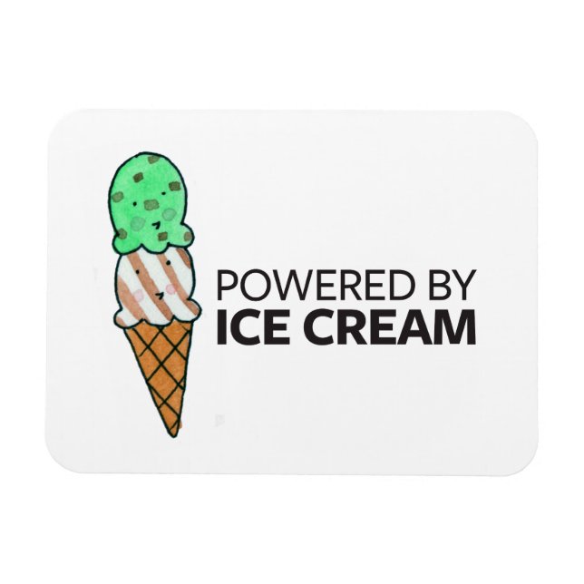 Med Ice Cream Magnet (Horisontell)