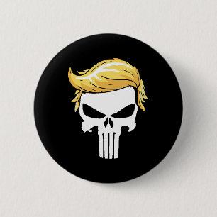 Med Iconic Trump Hair President Supporter Knapp