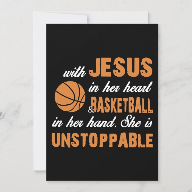 med jesus i sin hjärt-basketboll t-shirts (Framsida)