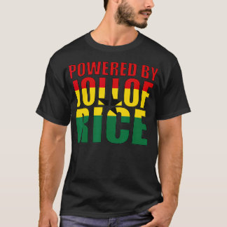 Med Jollof Ris Ghana Gift för manar kvinnor T Shirt