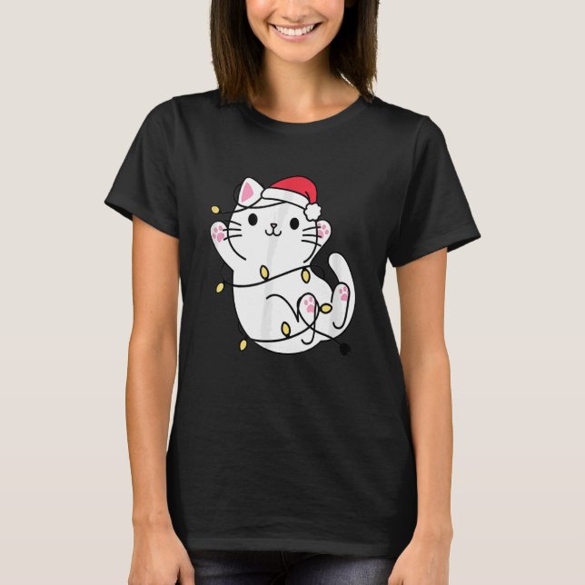 Med julklapp i jultomten t shirt (Framsida)