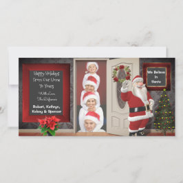 Med jultomten julkort