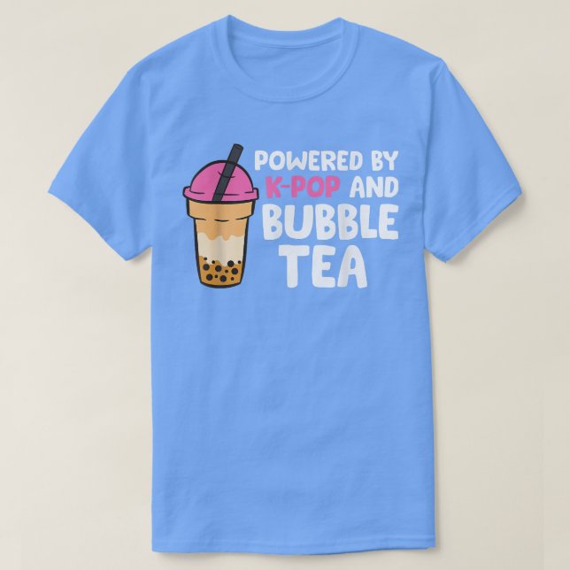 Med K-pop och Bubble Tea 1537 T Shirt (Design framsida)