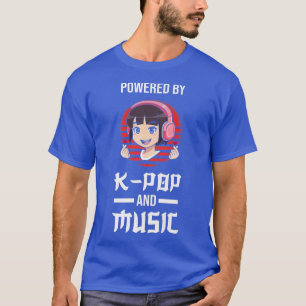 Med k-pop och musik k-pop merch t shirt