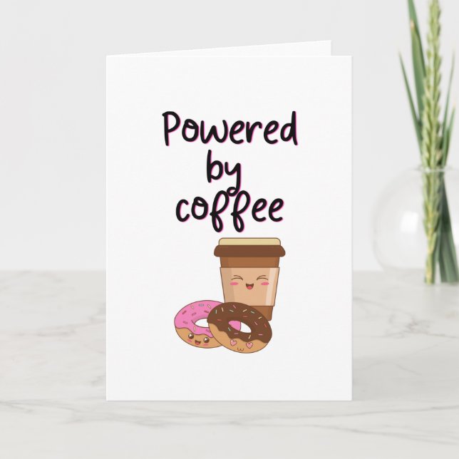 Med kaffe kort (Framsida)