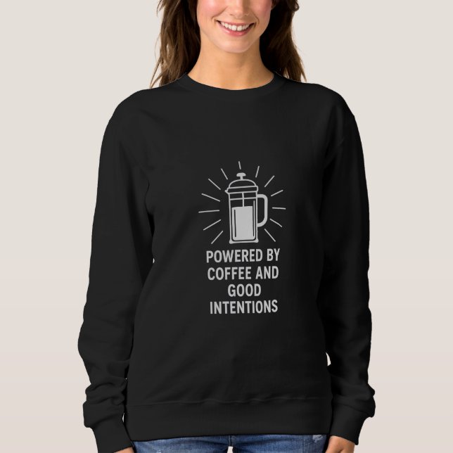 Med kaffe och Bra T Shirt (Framsida)