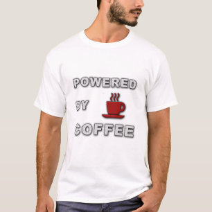 Med kaffets moderna typografi T-Shirt-citat T Shirt