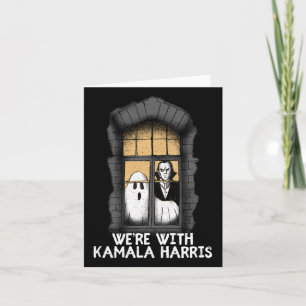 Med Kamala Harris Funny Halloween-valscary Kort