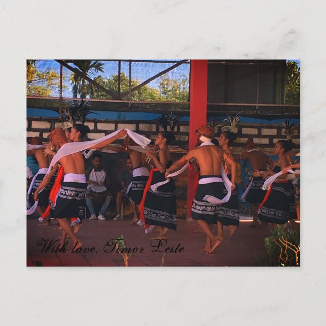 Med kärlek East Timor Vykort (Framsida)