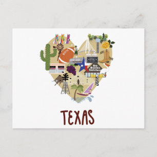 Med Kärlek från den Underbara delstaten Texas vyko Vykort