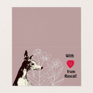 Med kärlek från ditt textavsnitt kort