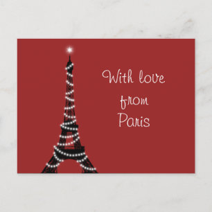 Med Kärlek från Paris Vykort