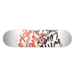 "Med kärlek" frimärkeSkateboard Mini Skateboard Bräda 18,7 Cm