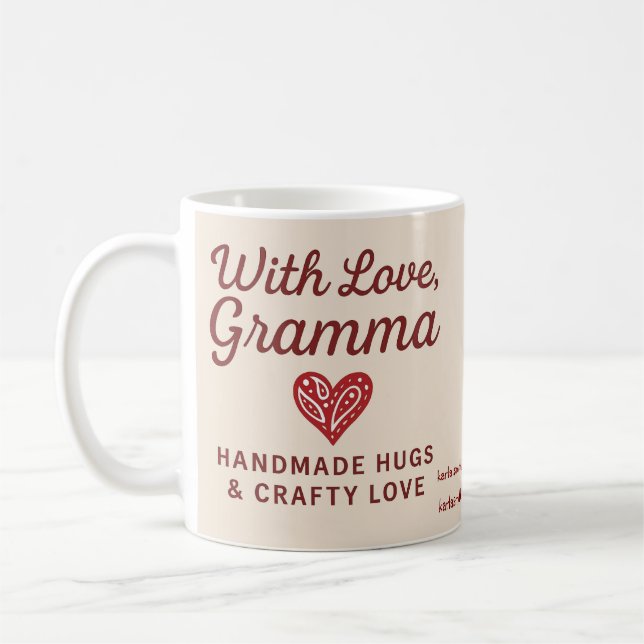 Med kärlek, Gramma Mug Kaffemugg (Vänster)