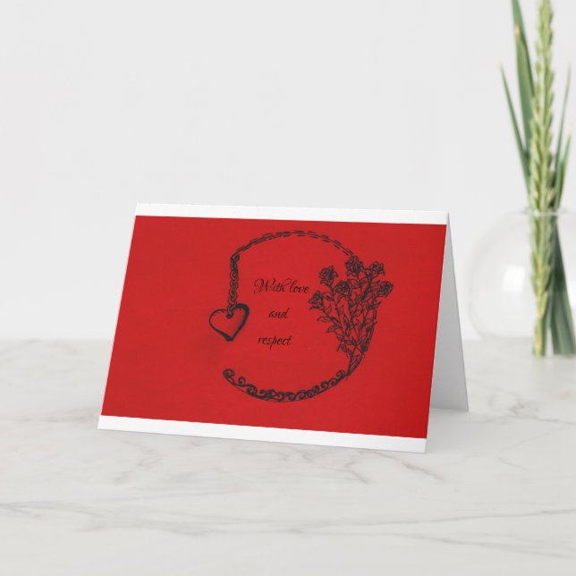 Med kärlek kort (Framsida)