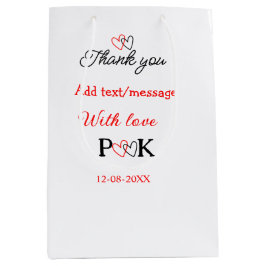 Med kärlek lägg parnamn bokstav tack lägg datum