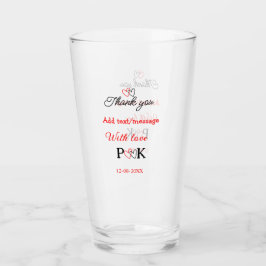 Med kärlek lägg till parnamn bokstav tack lägg til glaskopp