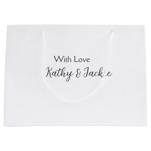 Med kärlek lägger du till ett par namn bröllop-min (Framsidan)