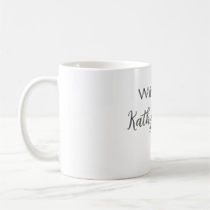 Med kärlek lägger du till ett par namn bröllop-min kaffemugg