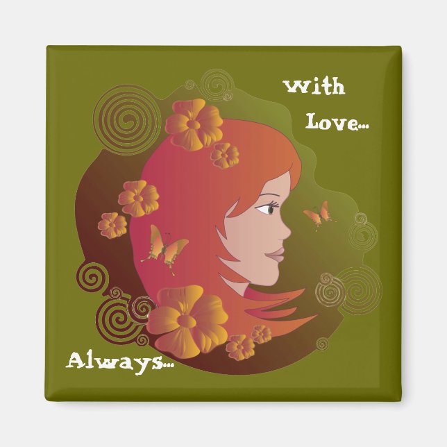 Med Kärlek... Magnet (Framsidan)