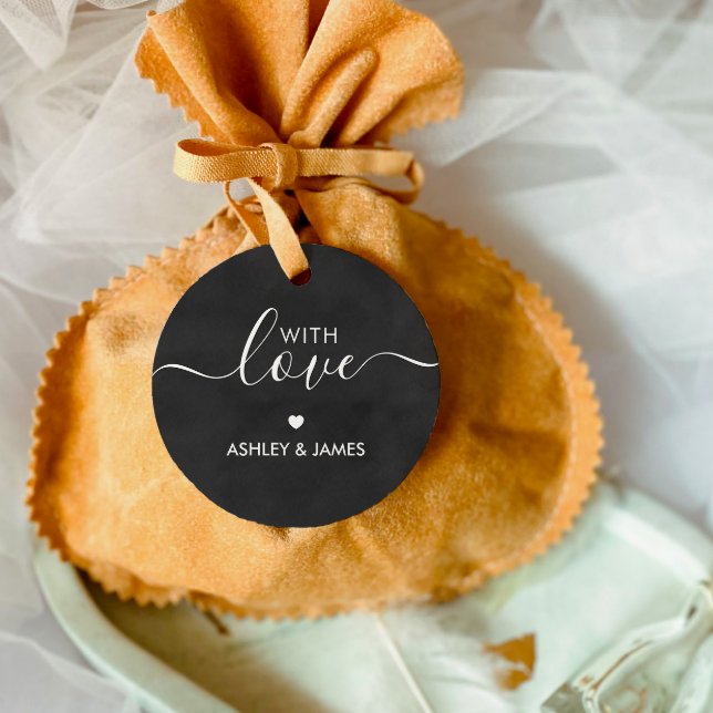 Med Kärlek Märkre, Bröllop Gift-Märkre, kritkort Gåvor Etiketter (Skapare uppladdad)