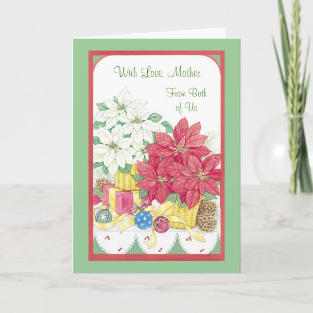 Med kärlek mor från båda av oss helgkort (Framsida)